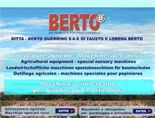 Tablet Screenshot of berto-snc.it